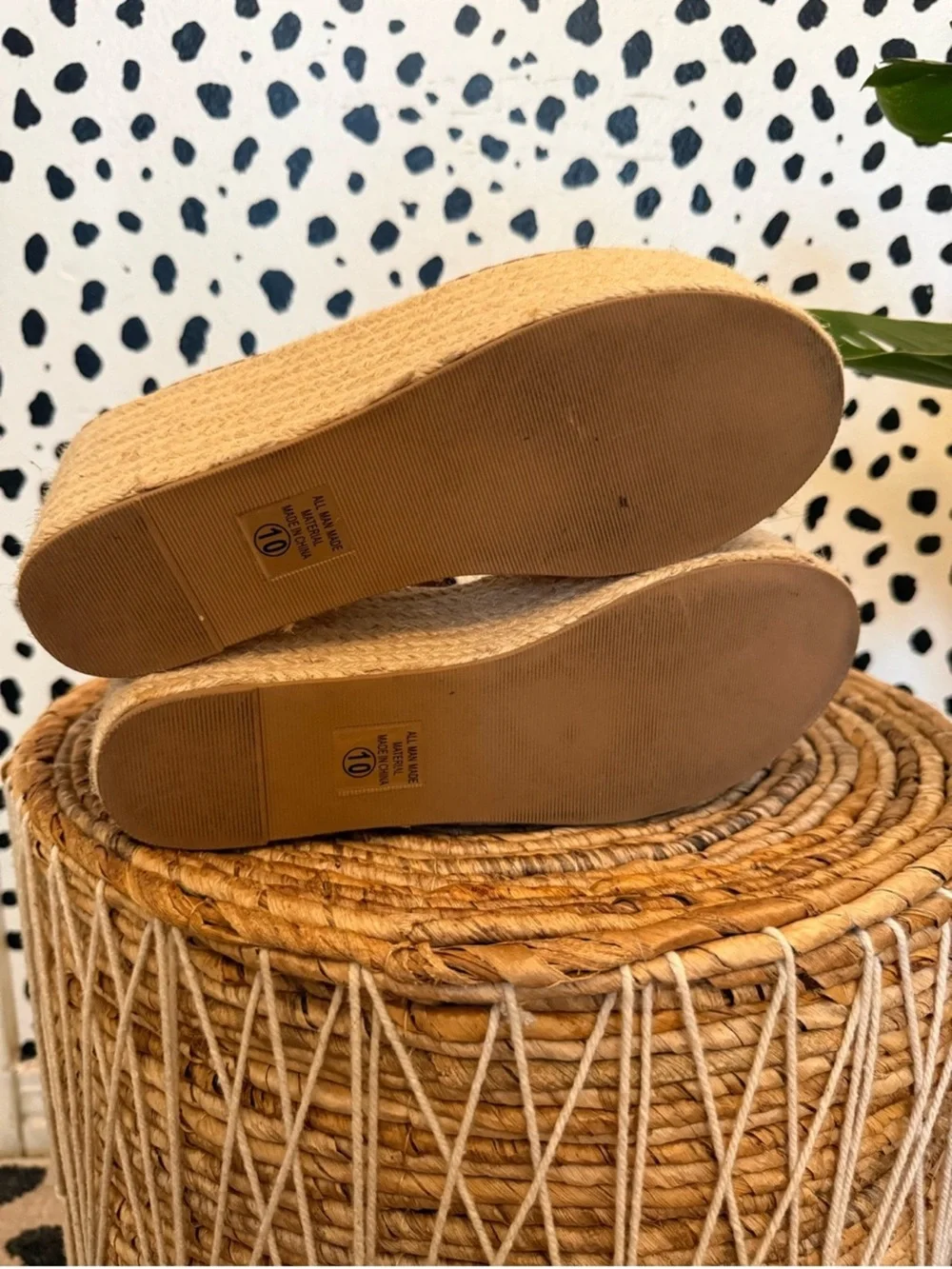 Soda Chunky Platform Espadrille Wedges